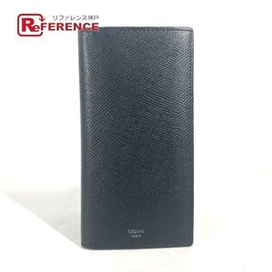 Celine | Bags | Celine Bill Clip Wallet Bifold Money Black Leather